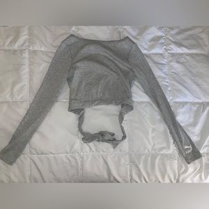 Puma Grey Back Tie Top